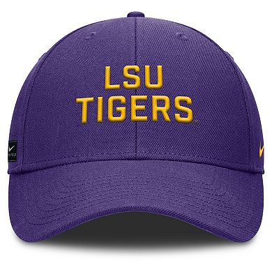 Men's Nike Purple LSU Tigers Rise Practice Adjustable Hat