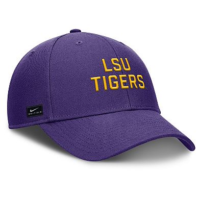 Men's Nike Purple LSU Tigers Rise Practice Adjustable Hat