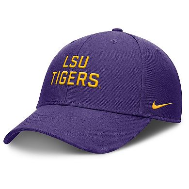 Men's Nike Purple LSU Tigers Rise Practice Adjustable Hat
