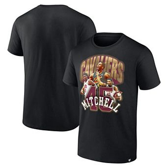 Men's Fanatics Donovan Mitchell Black Cleveland Cavaliers Notorious 4.0 T-Shirt