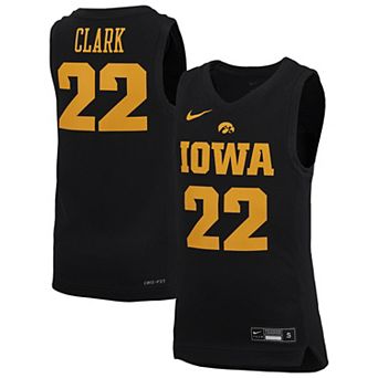 Youth Nike Caitlin Clark Black Iowa Hawkeyes Performance Replica Jersey
