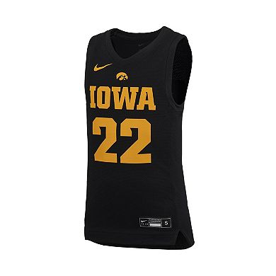 Youth Nike Caitlin Clark Black Iowa Hawkeyes Performance Replica Jersey