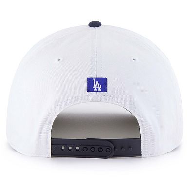 Men's '47 White Los Angeles Dodgers Patriotic Overhand Hitch Adjustable Hat