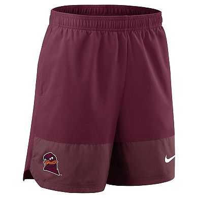 Men's Nike Maroon Virginia Tech Hokies 2025 Sideline Performance Shorts