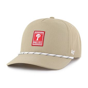 Men's '47 Khaki Philadelphia Phillies Cozumel Hitch Adjustable Hat