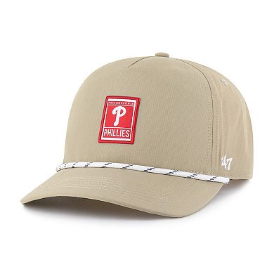 Men's '47 Khaki Philadelphia Phillies Cozumel Hitch Adjustable Hat