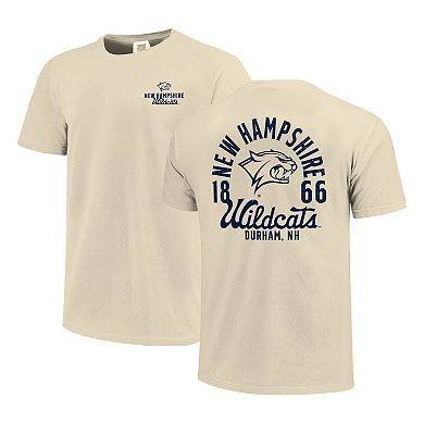 Men's Cream New Hampshire Wildcats Comfort Colors Mascot Overlay T-Shirt