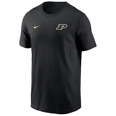 Men's Nike Black Purdue Boilermakers 2025 Sideline Legend Performance T-Shirt