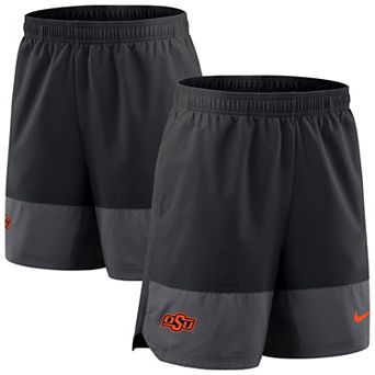 Men's Nike Black Oklahoma State Cowboys 2025 Sideline Performance Shorts