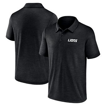 Men's Black Detroit Lions Unstoppable Polo