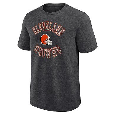 Men's Logo Athletic Heather Charcoal Cleveland Browns Success T-Shirt