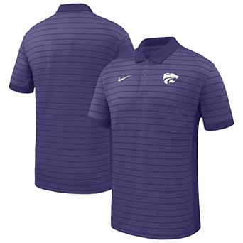 Men's Nike Purple Kansas State Wildcats 2025 Early Season Coaches Sideline Victory Stripe Performance Polo