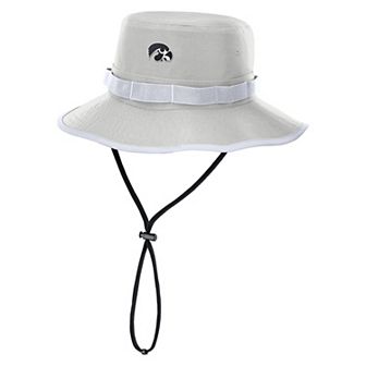 Men's Nike Gray Iowa Hawkeyes 2025 Sideline Apex Boonie Bucket Hat