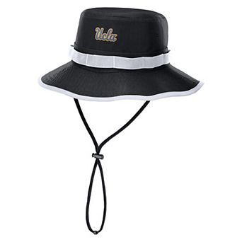Men's Nike Black UCLA Bruins 2025 Sideline Apex Boonie Bucket Hat