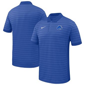 Men's Nike Royal Boise State Broncos 2025 Early Season Coaches Sideline Victory Stripe Performance Polo