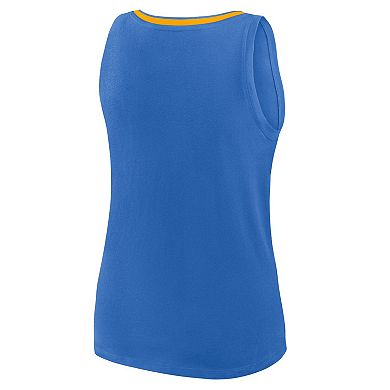 Women's Logo Athletic Powder Blue Los Angeles Chargers Stellar Win V-Neck Tank Top