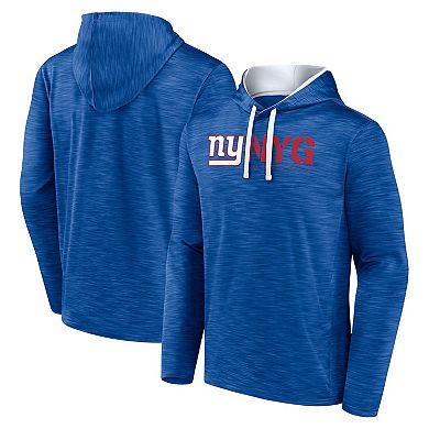 Men's Logo Athletic Royal New York Giants Head Start Pullover Hoodie