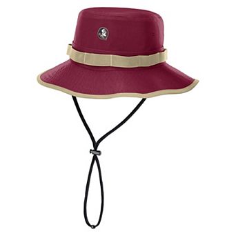 Men's Nike Garnet Florida State Seminoles 2025 Sideline Apex Boonie Bucket Hat