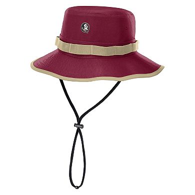 Men's Nike Garnet Florida State Seminoles 2025 Sideline Apex Boonie Performance Bucket Hat