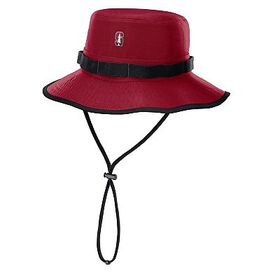 Men's Nike Cardinal Stanford Cardinal 2025 Sideline Apex Boonie Performance Bucket Hat