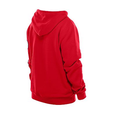 Men's New Era Bryce Harper Red Philadelphia Phillies Design Lab Pullover Hoodie