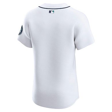 Men's Nike White Seattle Mariners Home Elite Jersey