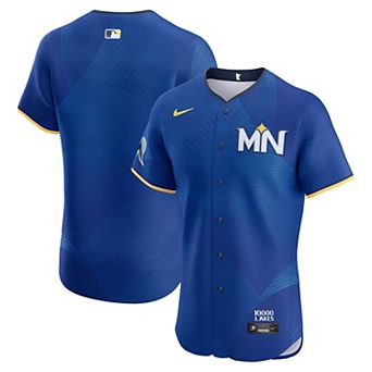 Men's Nike Royal Minnesota Twins City Connect Elite Jersey