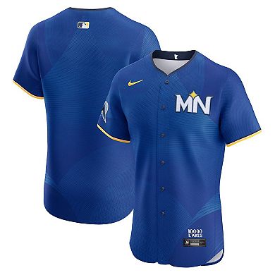 Men's Nike Royal Minnesota Twins City Connect Elite Jersey