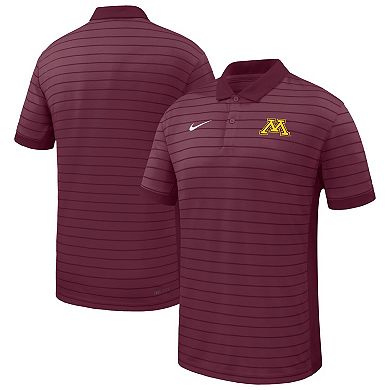 Men's Nike Maroon Minnesota Golden Gophers 2025 Early Season Coaches Sideline Victory Stripe Performance Polo