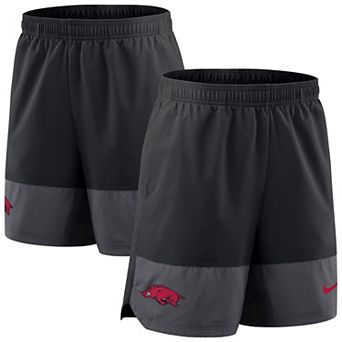 Men's Nike Black Arkansas Razorbacks 2025 Sideline Performance Shorts