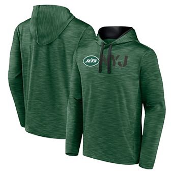 Men's Green New York Jets Head Start Pullover Hoodie
