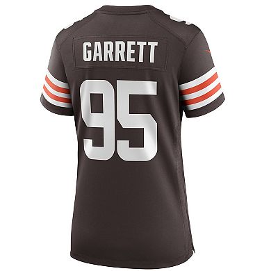 Women's Nike Myles Garrett Brown Cleveland Browns Player Game Jersey