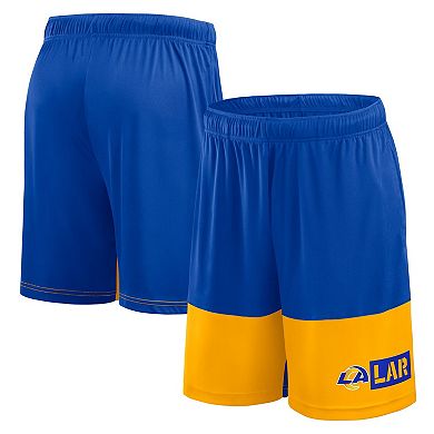 Men's Logo Athletic Royal Los Angeles Rams Best of the Best Shorts