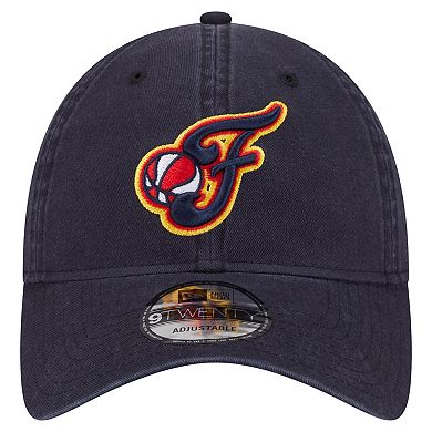 Unisex New Era Navy Indiana Fever Core Alt Logo 9TWENTY Adjustable Hat