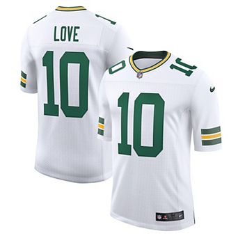 Men's Nike Jordan Love White Green Bay Packers Vapor Untouchable Limited Jersey