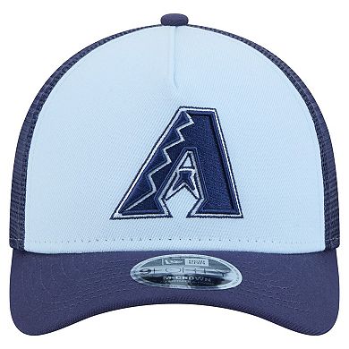 Men's New Era Light Blue/Navy Arizona Diamondbacks 2-Tone Color Pack 9FORTY M-Crown A-Frame Adjustable Hat