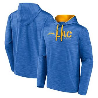Men's Powder Blue Los Angeles Chargers Head Start Pullover Hoodie