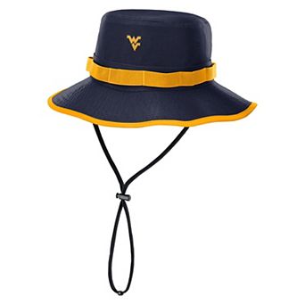 Men's Nike Navy West Virginia Mountaineers 2025 Sideline Apex Boonie Bucket Hat