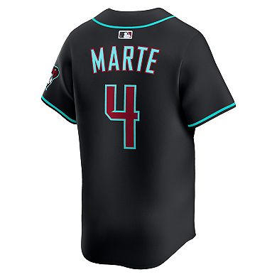 Men's Nike Ketel Marte Black Arizona Diamondbacks Alternate Limited Jersey