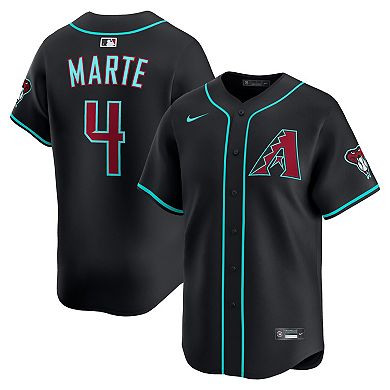 Men's Nike Ketel Marte Black Arizona Diamondbacks Alternate Limited Jersey