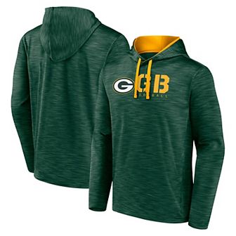 Men's Green Green Bay Packers Head Start Pullover Hoodie
