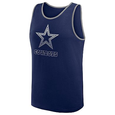 Men's Logo Athletic Navy Dallas Cowboys Unmatched Success Tank Top
