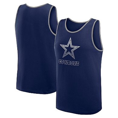 Men's Logo Athletic Navy Dallas Cowboys Unmatched Success Tank Top