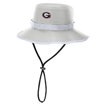 Men's Nike Gray Georgia Bulldogs 2025 Sideline Apex Boonie Bucket Hat