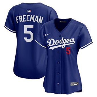 Women's Nike Freddie Freeman Royal Los Angeles Dodgers Alternate 2 Limited Jersey
