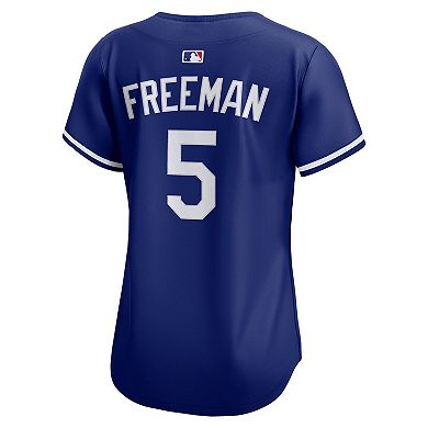 Women's Nike Freddie Freeman Royal Los Angeles Dodgers Alternate 2 Limited Player Jersey