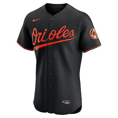 Men's Nike Black Baltimore Orioles Alternate Elite Jersey