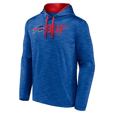 Men's Logo Athletic Royal Buffalo Bills Head Start Pullover Hoodie