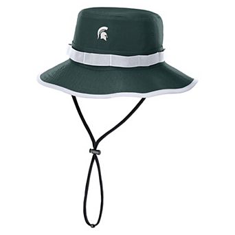Men's Nike Green Michigan State Spartans 2025 Sideline Apex Boonie Bucket Hat