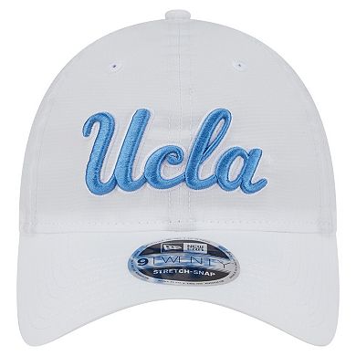 Men's New Era White UCLA Bruins Active Ripstop 9TWENTY Adjustable Hat